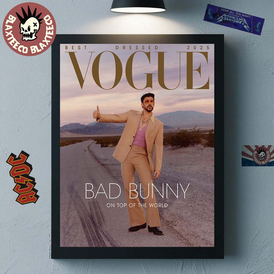 Bad Bunny Graces The Cover Of Vogue Magazine Best - Adult & Kids T-Shirts, Sweatshirts & Hoodies apparel design preview 1
