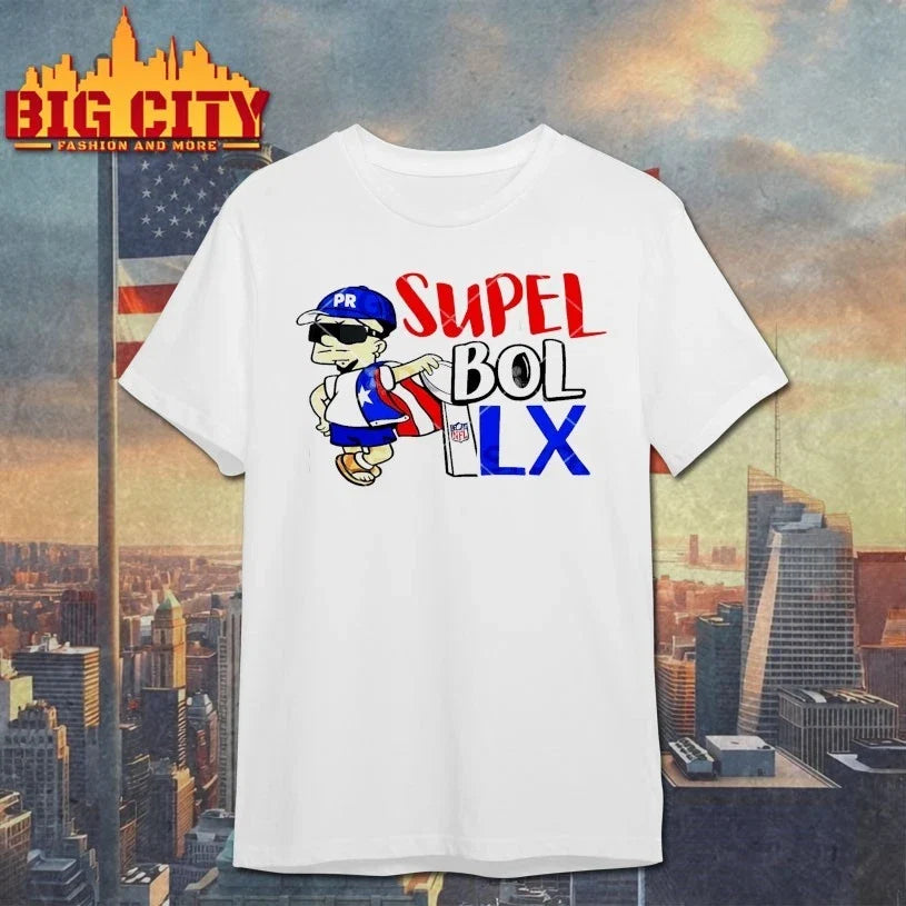 Bad Bunny Supel Bol LX Trophy Scenic - Adult & Kids T-Shirts, Sweatshirts & Hoodies apparel design preview 1