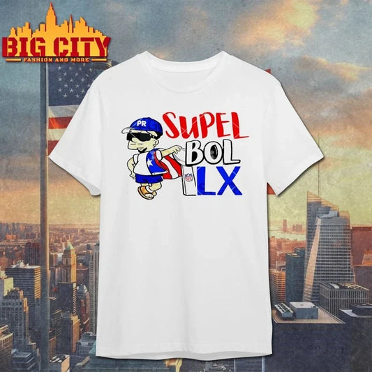 Bad Bunny Supel Bol LX Trophy Scenic - Adult & Kids T-Shirts, Sweatshirts & Hoodies apparel design preview 1