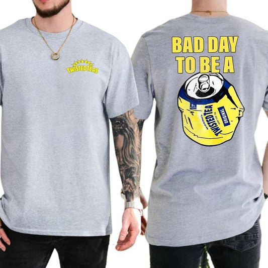 Bad Day Be Twisted Tea 2 Sided Drink Drinking Funny - Adult & Kids T-Shirts, Sweatshirts & Hoodies apparel design preview 1