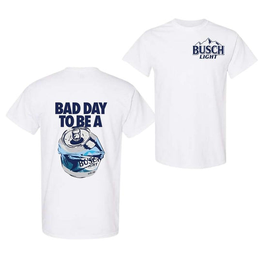 Bad Day Be Busch Light 2 Sides Full Color - Adult & Kids T-Shirts, Sweatshirts & Hoodies apparel design preview 1