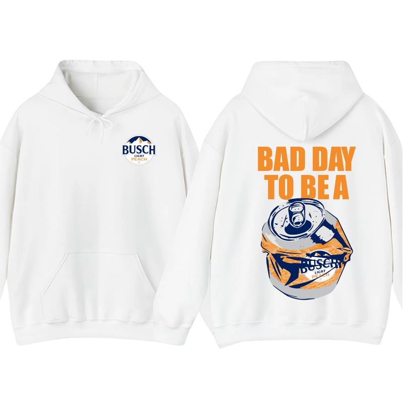 Bad Day Be Busch Light Peach 2 Sided Funny Beer - Adult & Kids T-Shirts, Sweatshirts & Hoodies apparel design preview 1