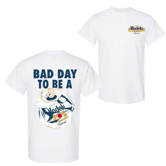 Bad Day Be Modelo Especial 2 Sided Funny Beer Casual - Adult & Kids T-Shirts, Sweatshirts & Hoodies apparel design preview 1
