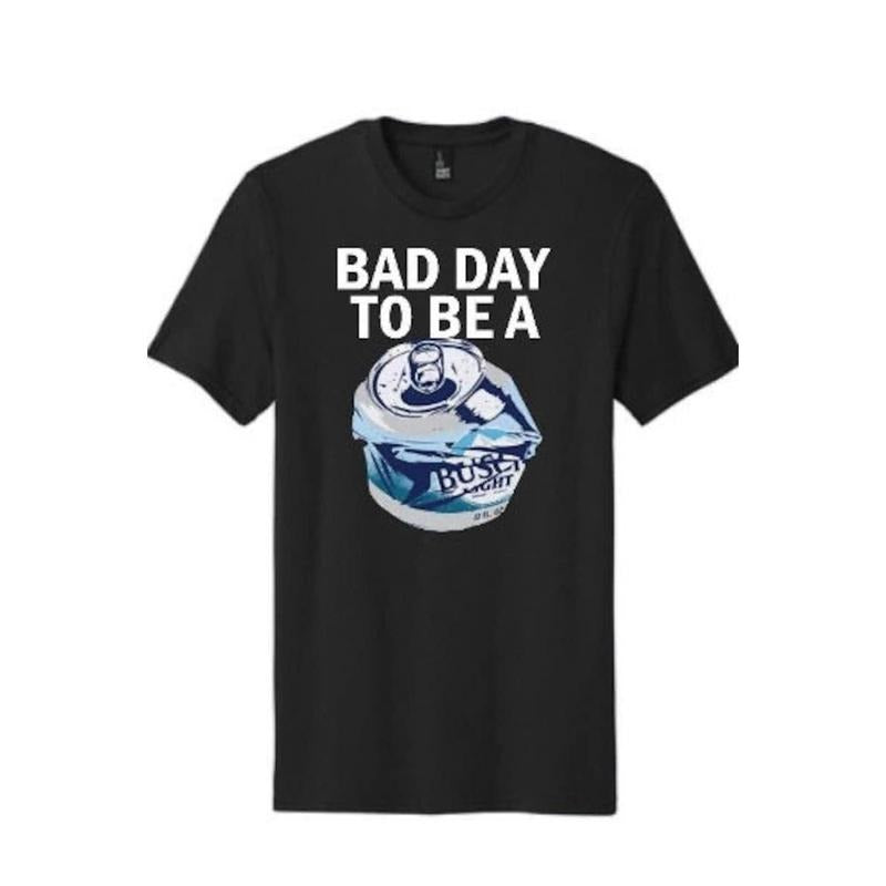 Bad Day Be Busch Light Funny! Him Her - Adult & Kids T-Shirts, Sweatshirts & Hoodies apparel design preview 1