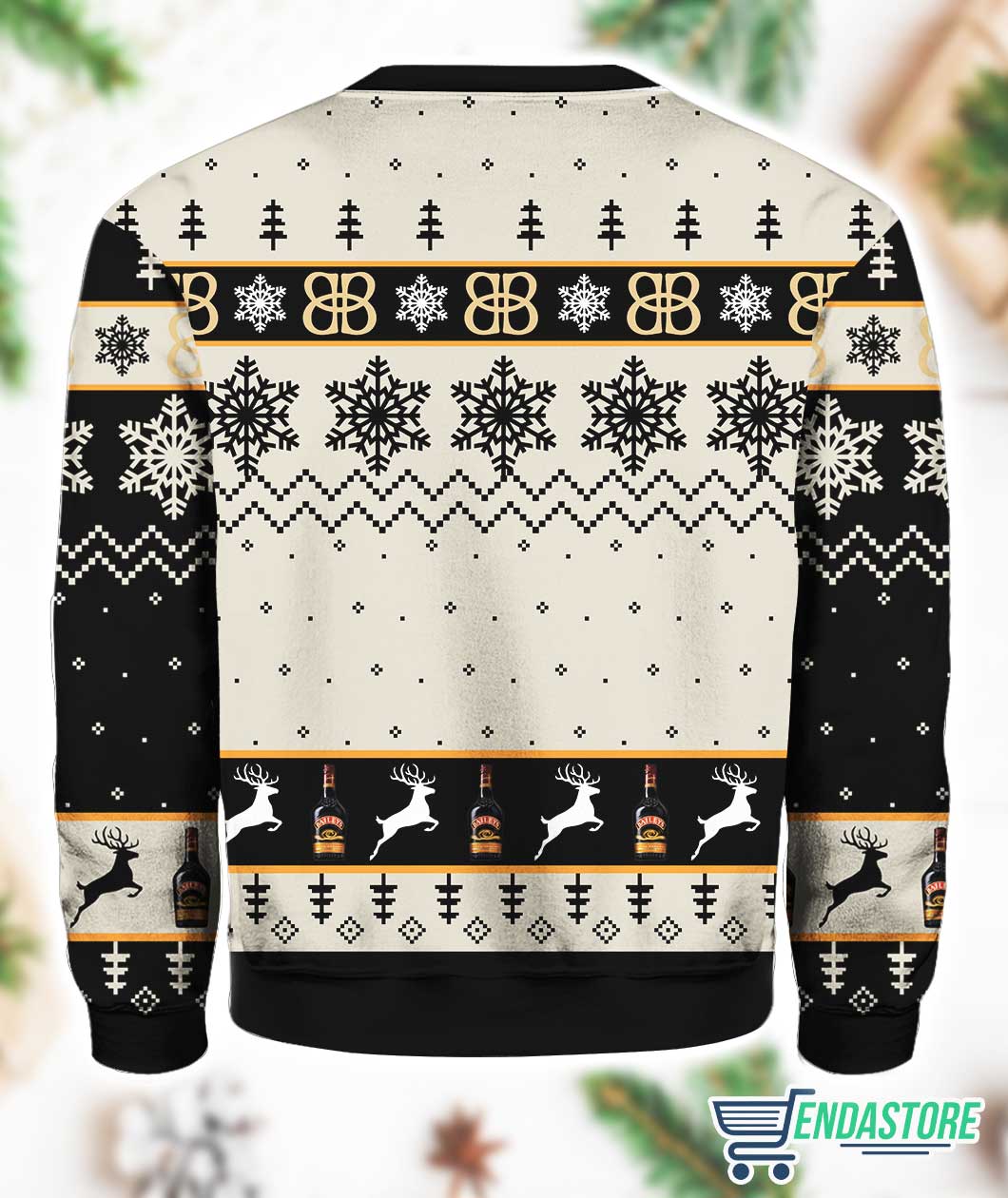 Baileys Reindeer 3D Ugly Christmas Sweater - Holiday Gift product image 4