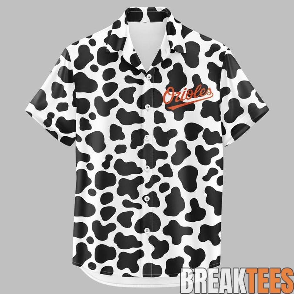 Baltimore Orioles Happy Cow Appreciation Day Hawaii - Adult & Kids T-Shirts, Sweatshirts & Hoodies apparel design preview 1