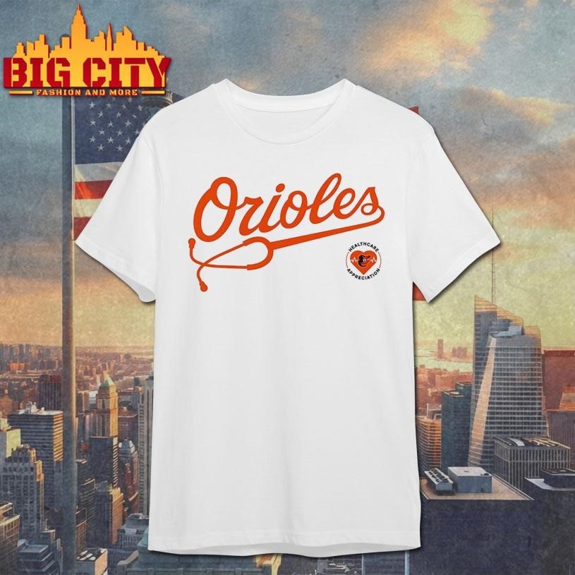 Baltimore Orioles Healthcare Appreciation - Adult & Kids T-Shirts, Sweatshirts & Hoodies apparel design preview 1