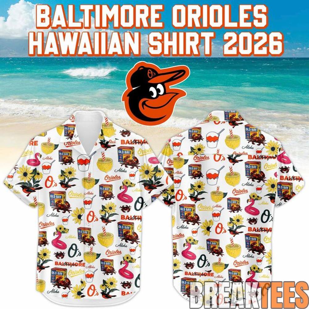 Baltimore Orioles Special New 2026 Hawaiian - Adult & Kids T-Shirts, Sweatshirts & Hoodies apparel design preview 1