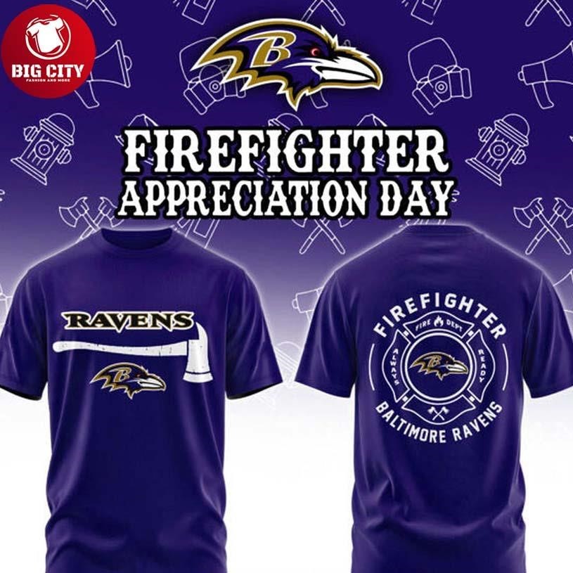 Baltimore Ravens Firefighter Application 2026 Game - Adult & Kids T-Shirts, Sweatshirts & Hoodies apparel design preview 1