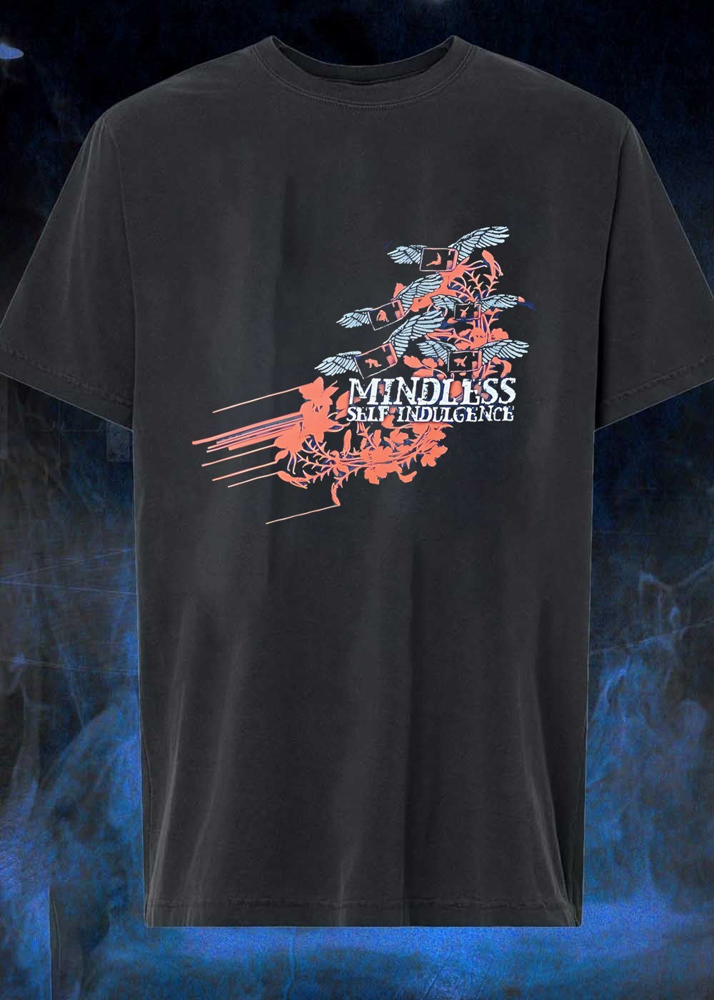 Band Merch Flying Monitors Floral Motifs Mindless - Adult & Kids T-Shirts, Sweatshirts & Hoodies apparel design preview 1