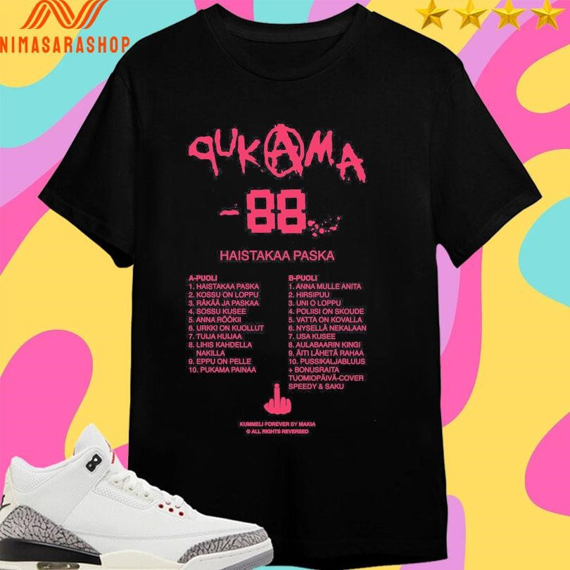 Bändi Qukama 88 Haistakaa Paska - Adult & Kids T-Shirts, Sweatshirts & Hoodies apparel design preview 1