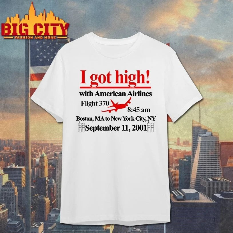 Barelylegal I Got High With American Airlines - Adult & Kids T-Shirts, Sweatshirts & Hoodies apparel design preview 1