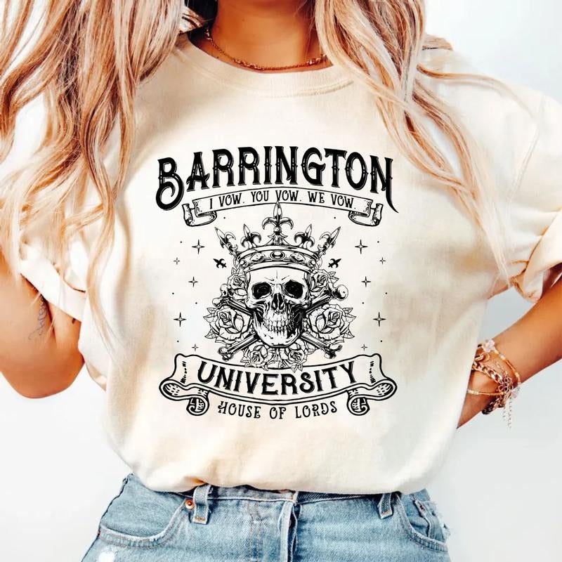 Barrington University Ritual Bookish Book Lover I Vow - Adult & Kids T-Shirts, Sweatshirts & Hoodies apparel design preview 1
