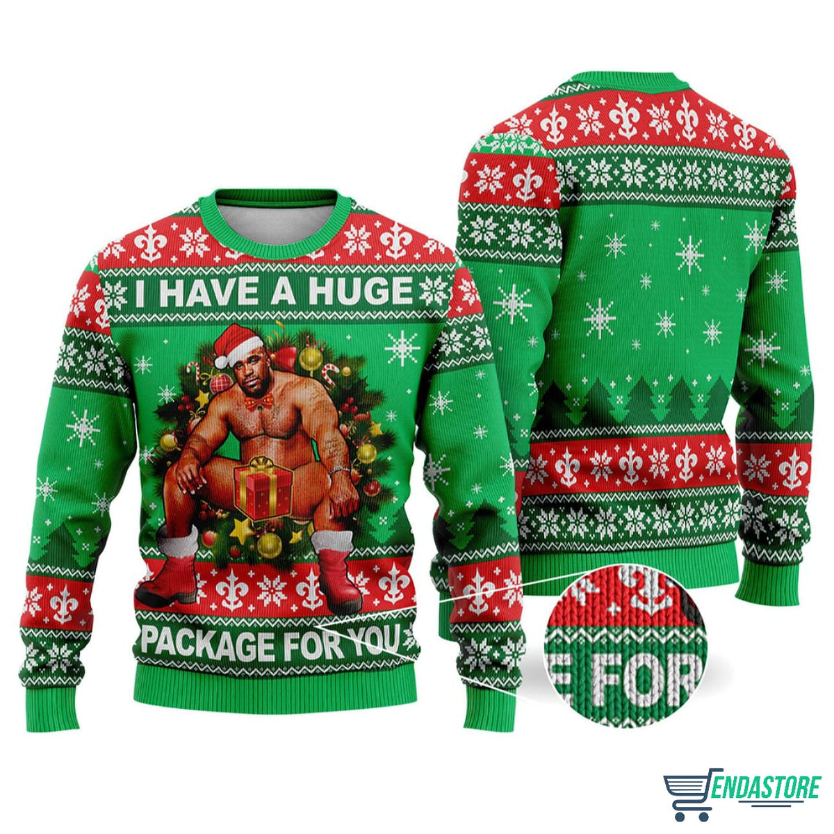 Barry Wood , I Have A Big Package For You 3D Ugly Christmas Sweater - Holiday Gift product image