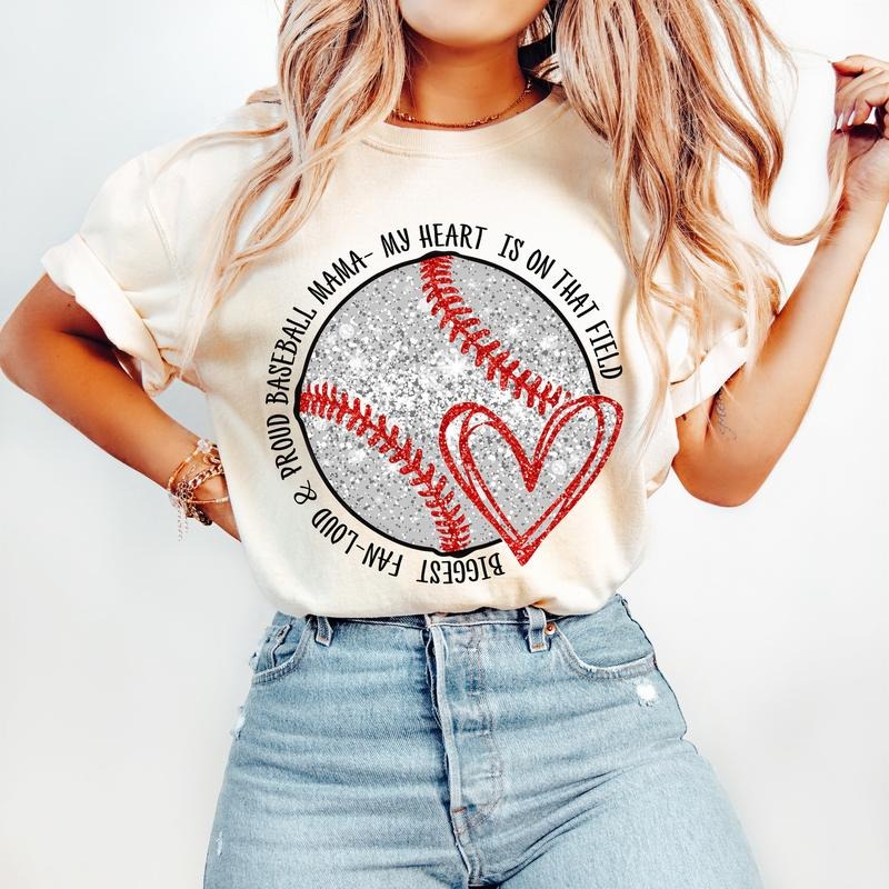 Baseball Mom Sports Mama - Adult & Kids T-Shirts, Sweatshirts & Hoodies apparel design preview 1