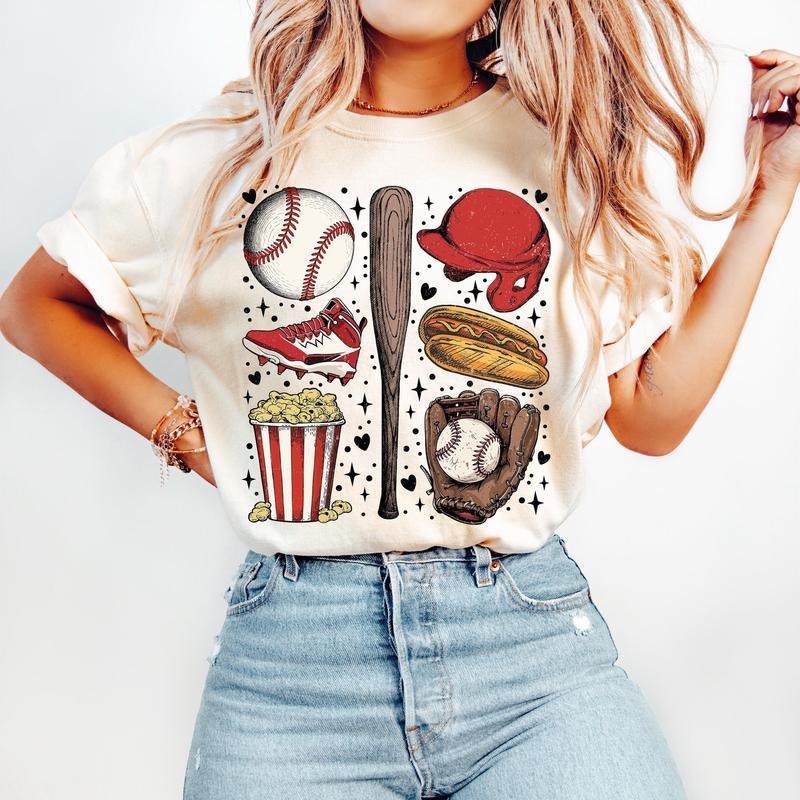 Baseball Retro Game Day Vintage Mama Hey Batter - Adult & Kids T-Shirts, Sweatshirts & Hoodies apparel design preview 1