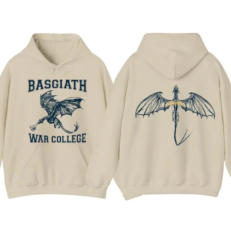 Basgiath War College 2 Sided Fourth Wing Fabric - Adult & Kids T-Shirts, Sweatshirts & Hoodies apparel design preview 1