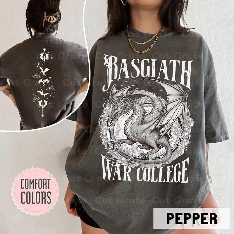 Basgiath War College 2 Sided Pattern Bookish Fourth - Adult & Kids T-Shirts, Sweatshirts & Hoodies apparel design preview 1