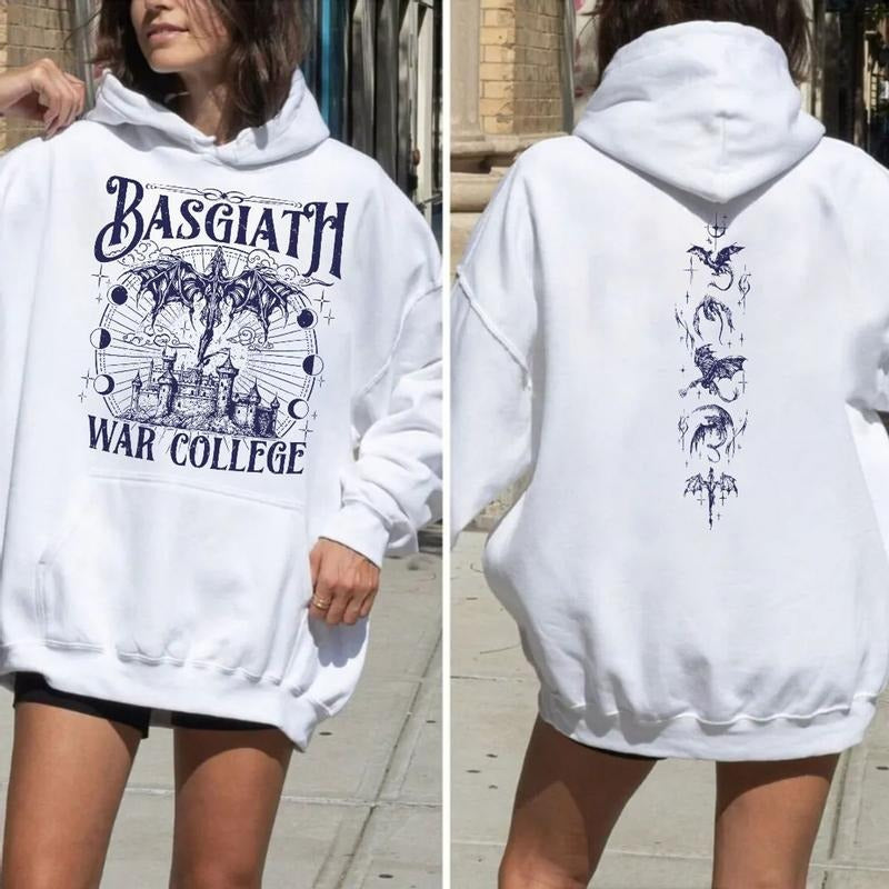 Basgiath War College Double Sides Dragon Riders Fly - Adult & Kids T-Shirts, Sweatshirts & Hoodies apparel design preview 1