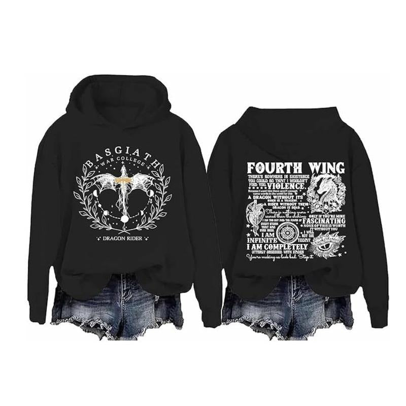 Basgiath War College Dragon Rider Fourth Wing Casual - Adult & Kids T-Shirts, Sweatshirts & Hoodies apparel design preview 1