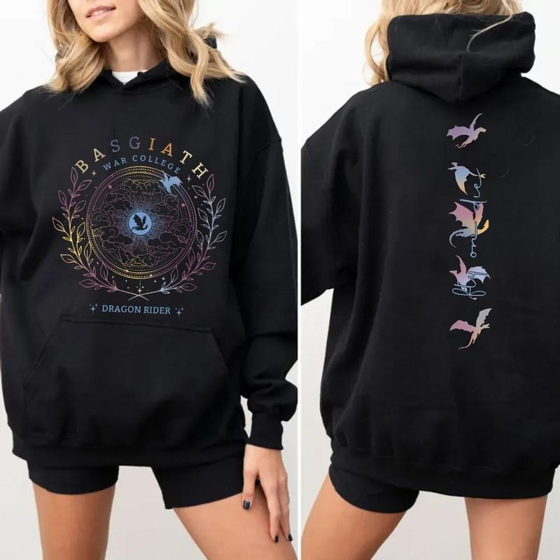 Basgiath War College Fourth Wing Empyrean Violet - Adult & Kids T-Shirts, Sweatshirts & Hoodies apparel design preview 1