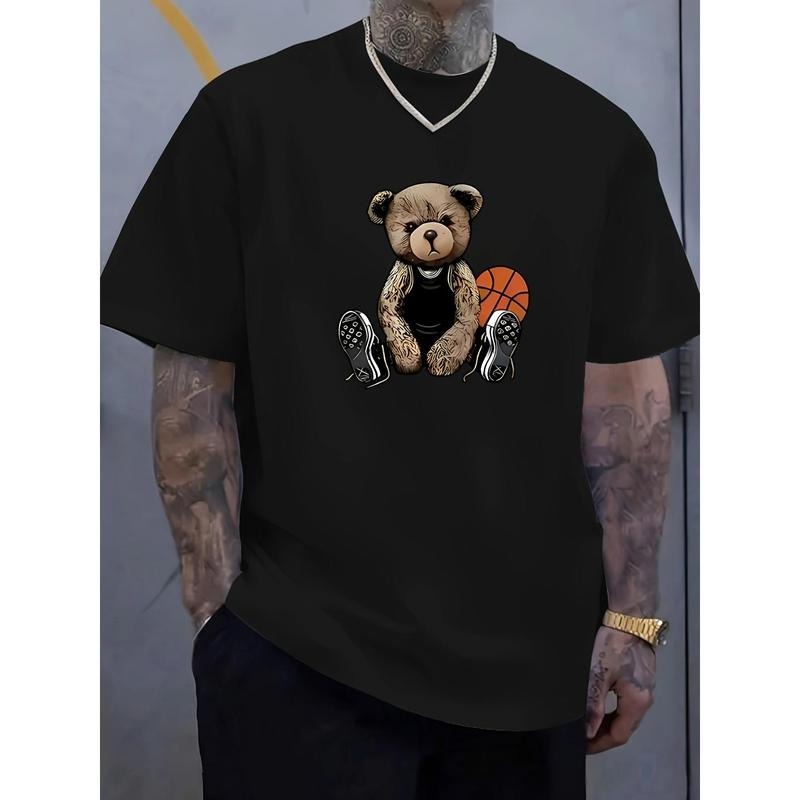 Basketball Bear Soft Breathable Lightweight Crew Neck - Adult & Kids T-Shirts, Sweatshirts & Hoodies apparel design preview 1