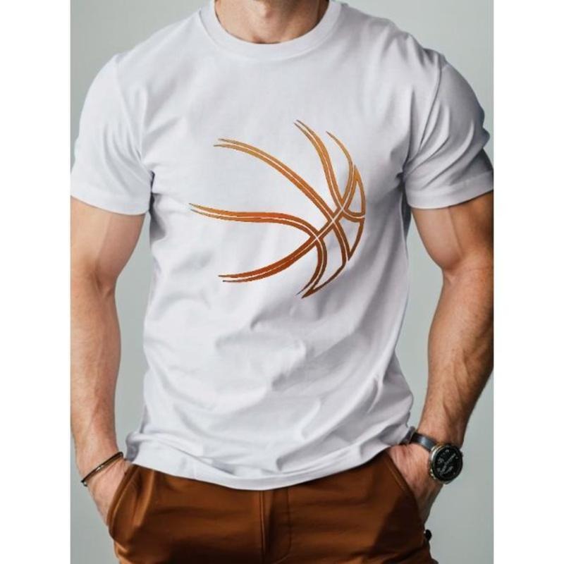 Basketball Lines Pure Cotton Comfort Fit Made USA - Adult & Kids T-Shirts, Sweatshirts & Hoodies apparel design preview 1