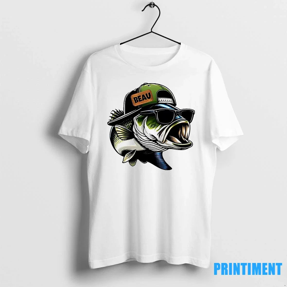 Bass Fishing Hat Beau Sweater - Adult & Kids T-Shirts, Sweatshirts & Hoodies apparel design preview 1