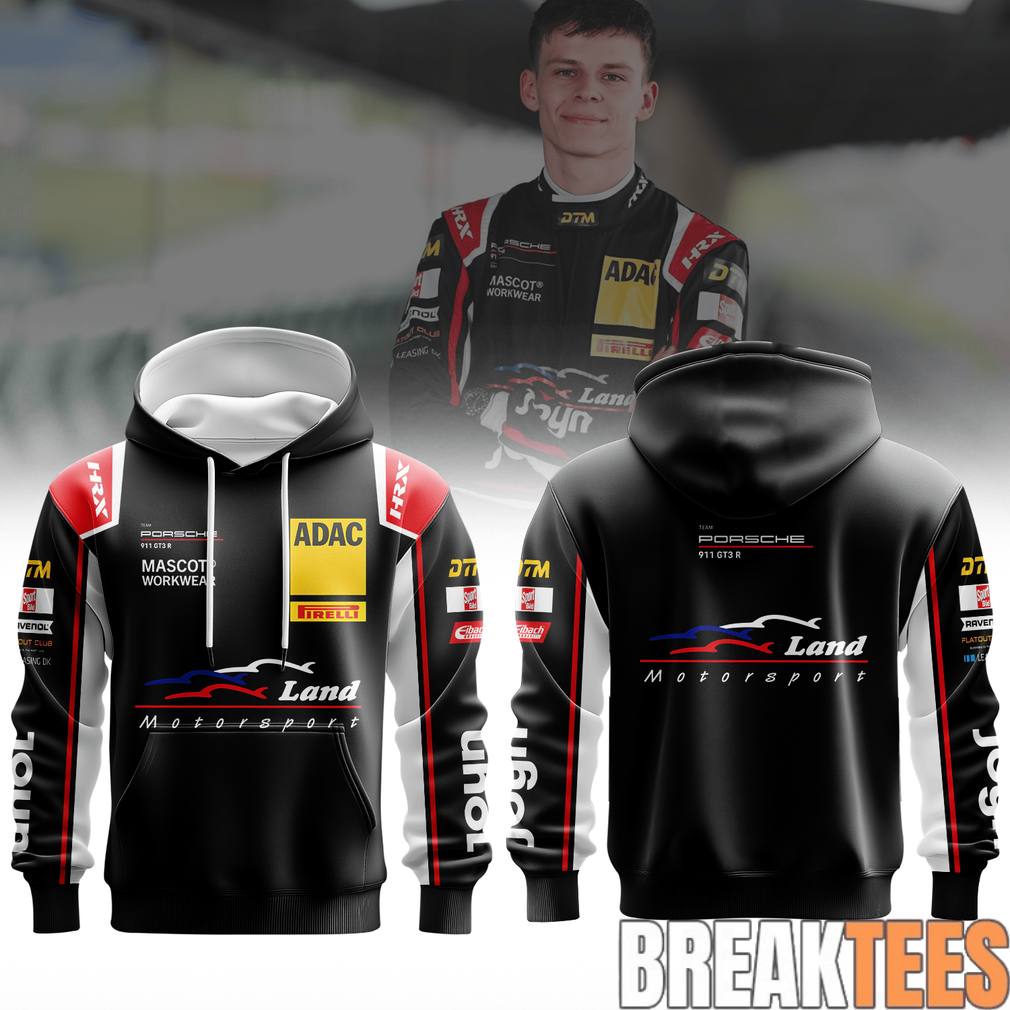 Bastian Buus Land-Motorsport DTM Racing 2026 - Adult & Kids T-Shirts, Sweatshirts & Hoodies apparel design preview 1