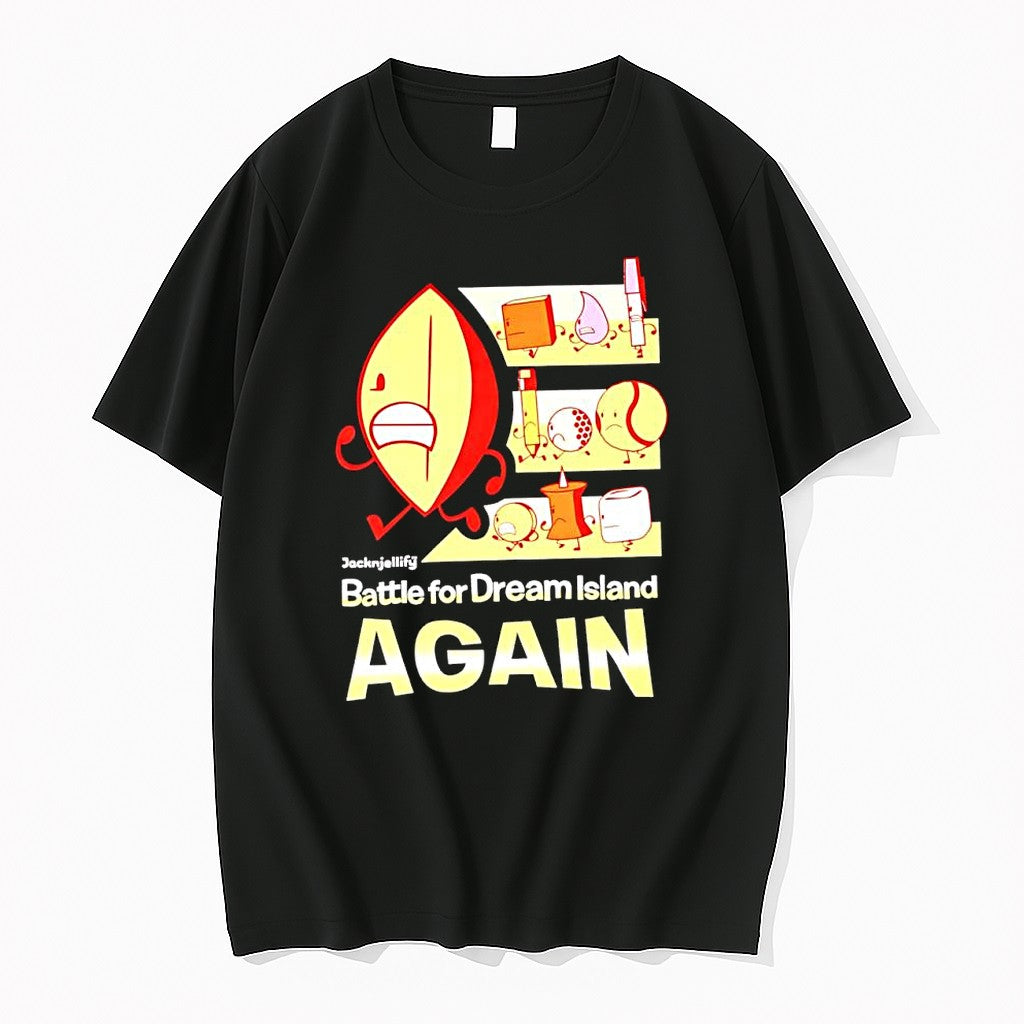 Battle For Dream Island Again Leafy Bfdi Characters - Adult & Kids T-Shirts, Sweatshirts & Hoodies apparel design preview 1
