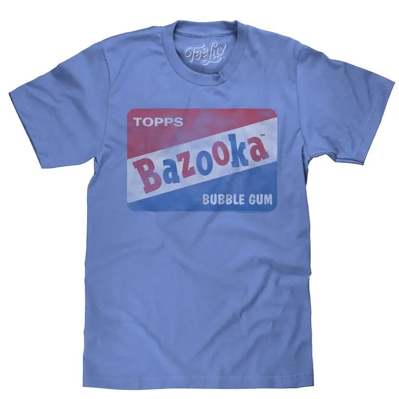 Bazooka Bubble Gum Blue - Adult & Kids T-Shirts, Sweatshirts & Hoodies apparel design preview 1