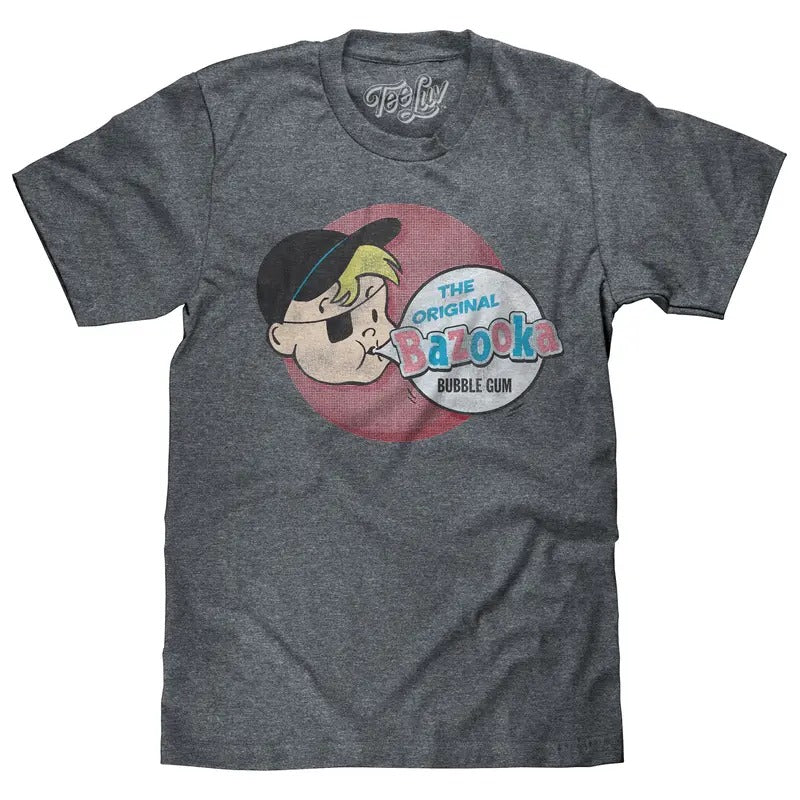 Bazooka Joe Gray - Adult & Kids T-Shirts, Sweatshirts & Hoodies apparel design preview 1