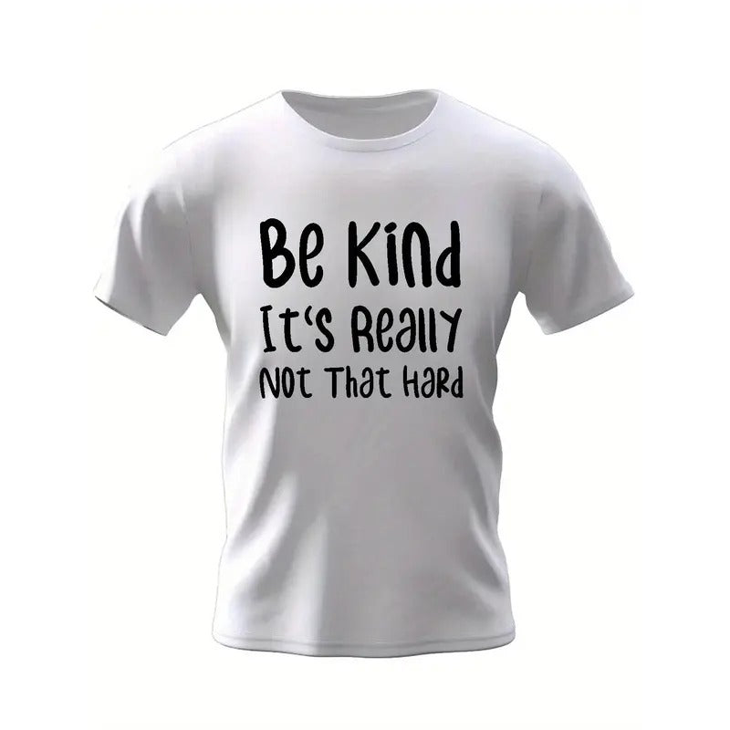 Be Kind Letter Print Daily Short Sleeve Crew Neck - Adult & Kids T-Shirts, Sweatshirts & Hoodies apparel design preview 1