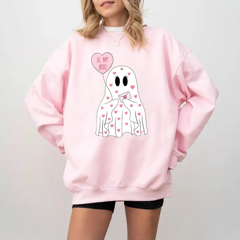 Be My Boo Ghost Cute Ghosts - Adult & Kids T-Shirts, Sweatshirts & Hoodies apparel design preview 1