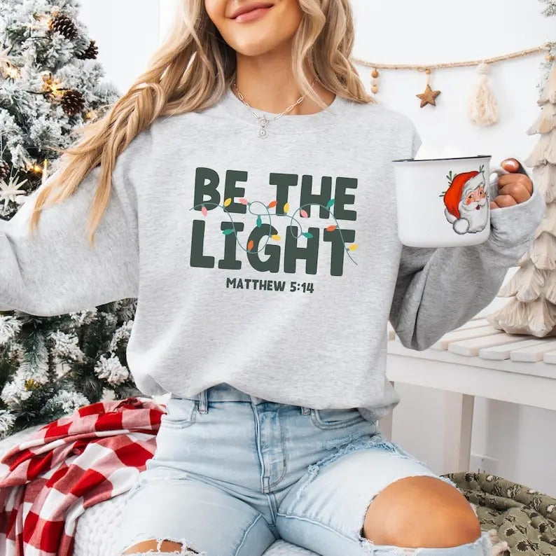 Be Light Religious Christian Faith Based Gifted - Adult & Kids T-Shirts, Sweatshirts & Hoodies apparel design preview 1