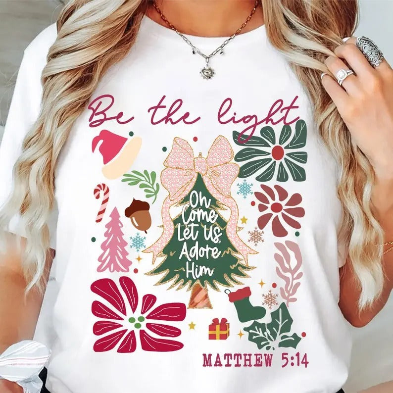 Be Light Mathew 514 Jesus Is Reason Boho Floral - Adult & Kids T-Shirts, Sweatshirts & Hoodies apparel design preview 1