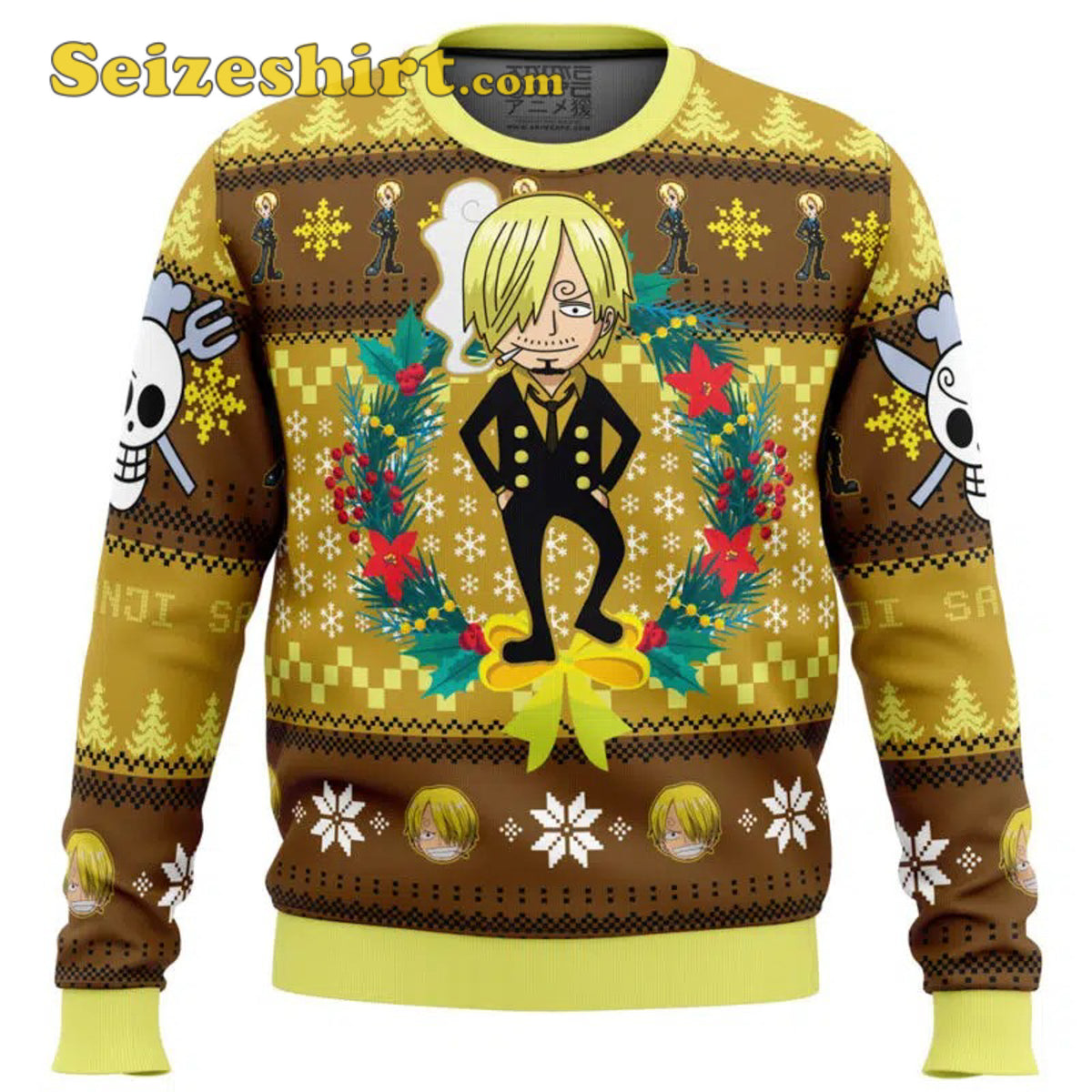 Beach Christmas Shanks One Piece Ugly Christmas Sweater - Holiday Gift product image