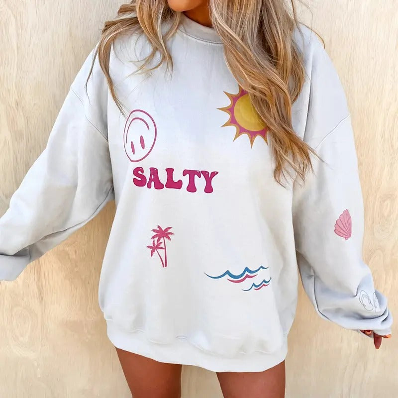 Beachy Sticker Trend - Adult & Kids T-Shirts, Sweatshirts & Hoodies apparel design preview 1