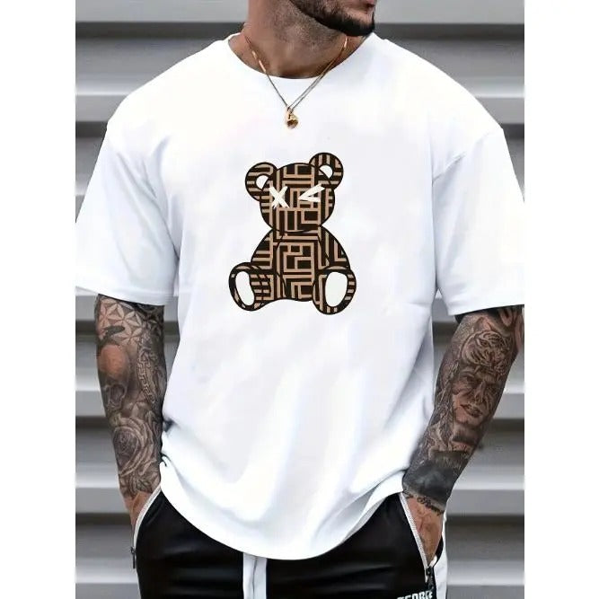 Bear Print Short Sleeve Comfortable Sleeves Warm - Adult & Kids T-Shirts, Sweatshirts & Hoodies apparel design preview 1