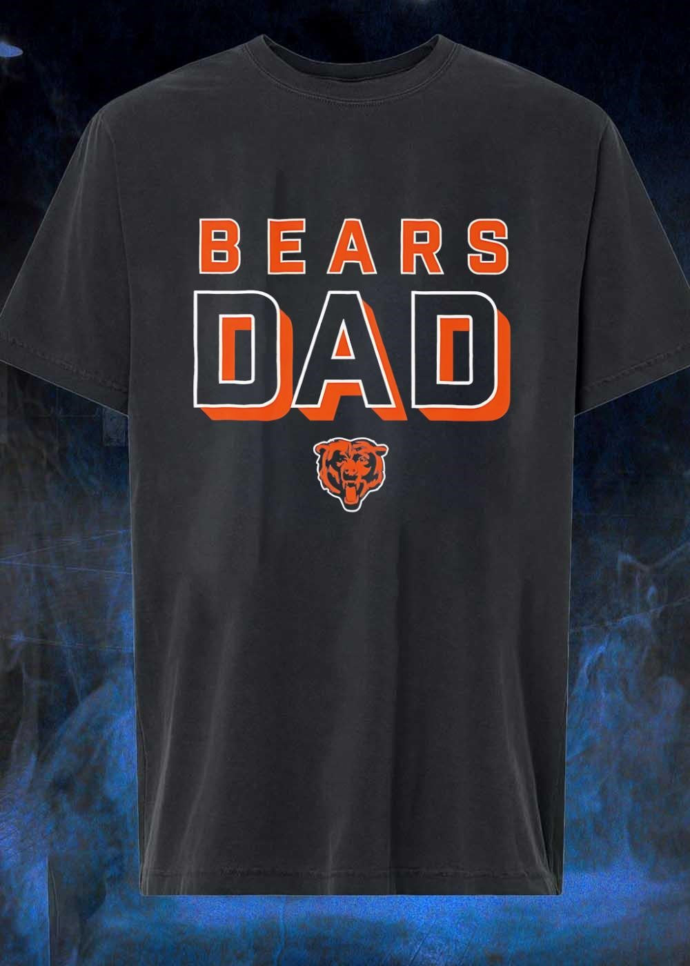 Bears Dad for Chicago Football Fan - Adult & Kids T-Shirts, Sweatshirts & Hoodies apparel design preview 1