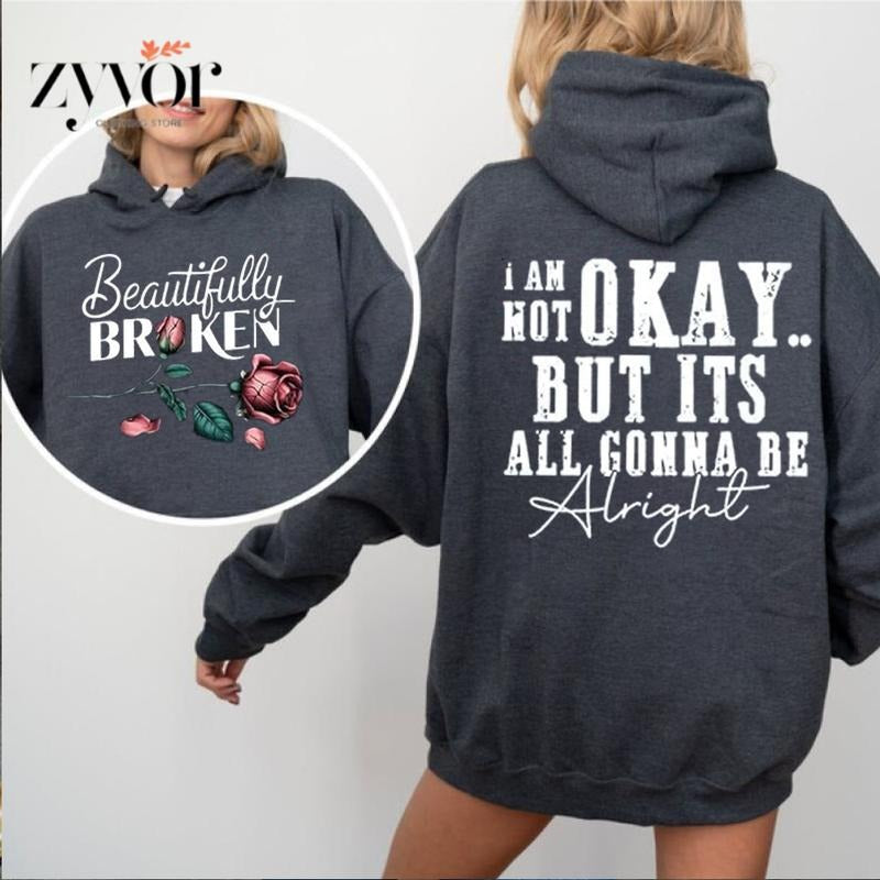 Beautifully Broken Casual Street Fleece Fabric - Adult & Kids T-Shirts, Sweatshirts & Hoodies apparel design preview 1