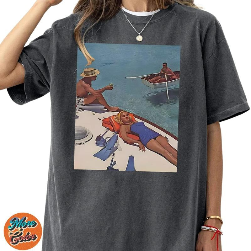 Beauty'S Sea Horror Movie Cotton Crew Neck Size S 3XL - Adult & Kids T-Shirts, Sweatshirts & Hoodies apparel design preview 1
