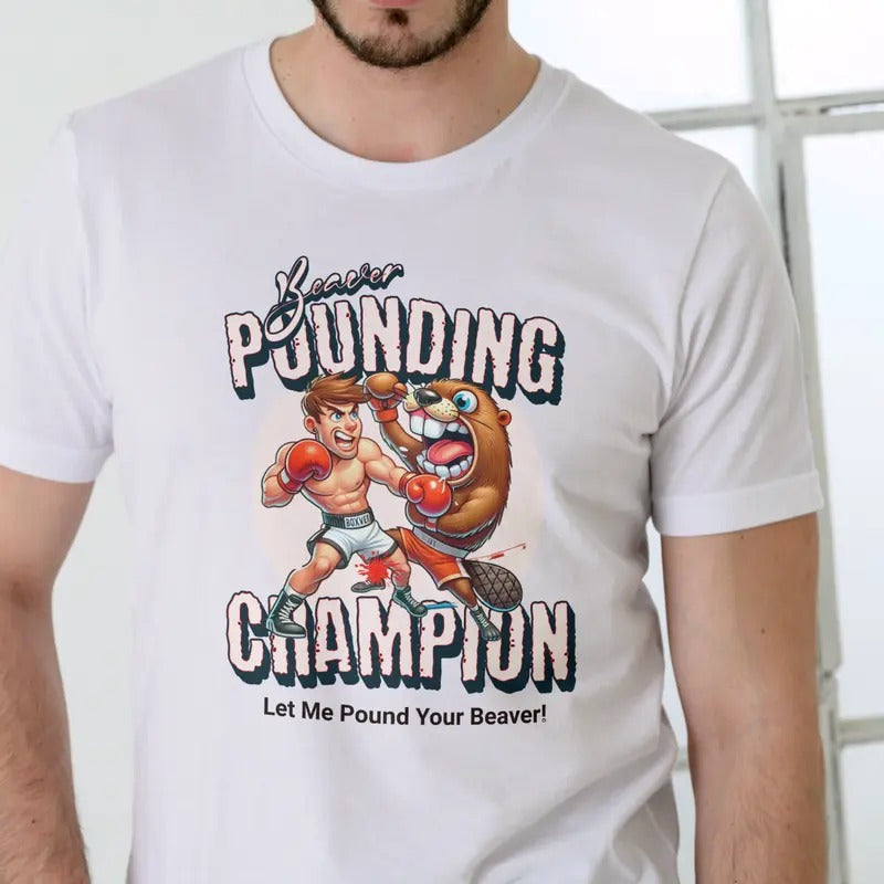 Beaver Pounding Champion Casual Fabric - Adult & Kids T-Shirts, Sweatshirts & Hoodies apparel design preview 1