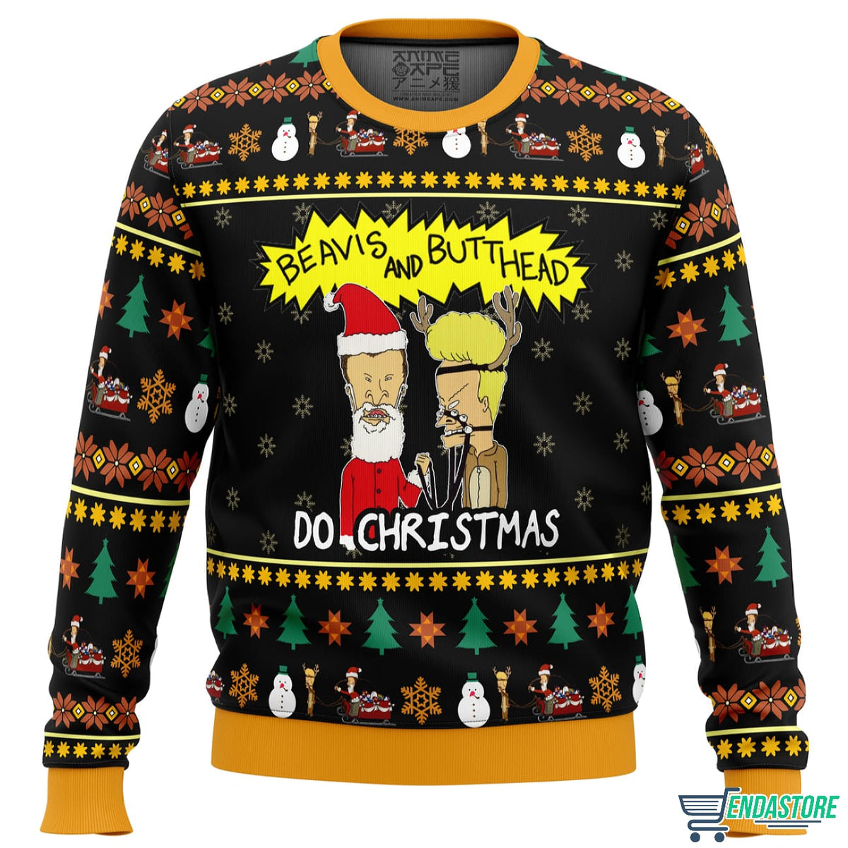 Beavis and Butthead 3D Christmas Sweater - Holiday Gift product image