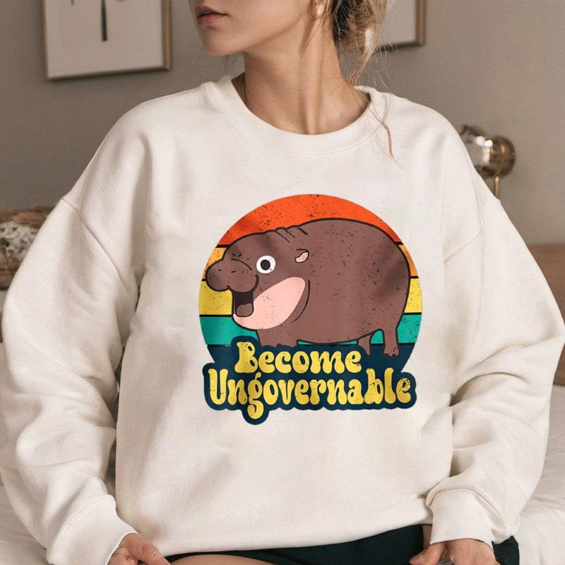 Become Ungovernable Funny Casual Street Fleece Fabric - Adult & Kids T-Shirts, Sweatshirts & Hoodies apparel design preview 1