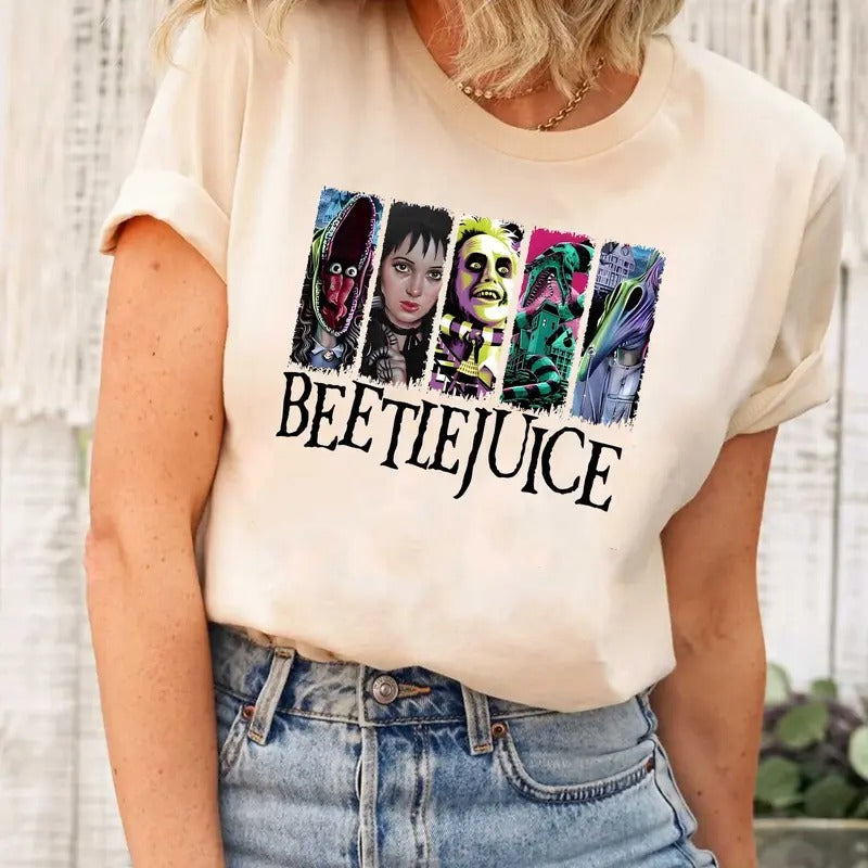 Beetlejuice Hallowen Cute Fall Spooky Season - Adult & Kids T-Shirts, Sweatshirts & Hoodies apparel design preview 1