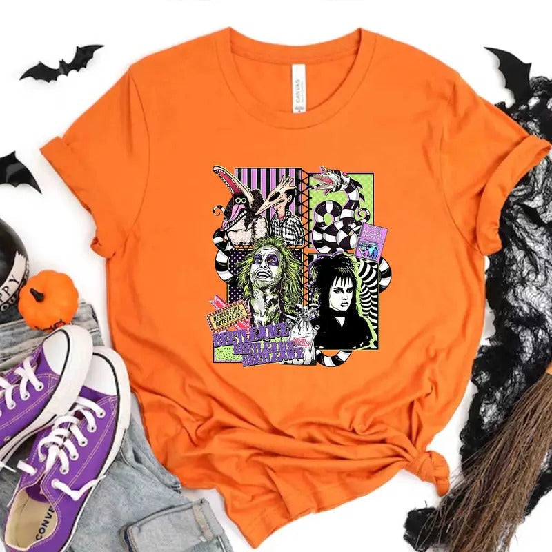 Beetlejuice Hallowen Cute Fall Spooky - Adult & Kids T-Shirts, Sweatshirts & Hoodies apparel design preview 1