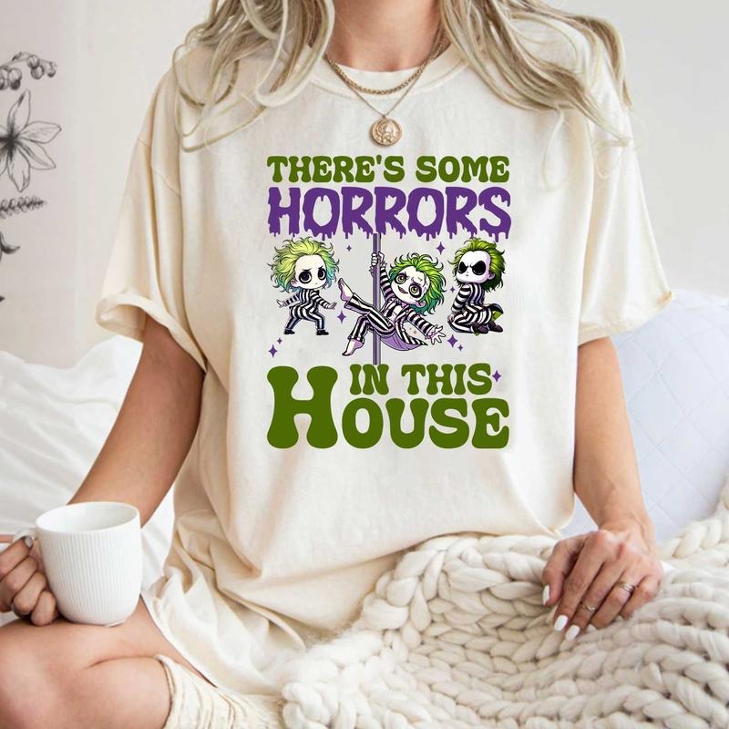 Beetlejuice Hallowen Cute Fall Spooky - Adult & Kids T-Shirts, Sweatshirts & Hoodies apparel design preview 1