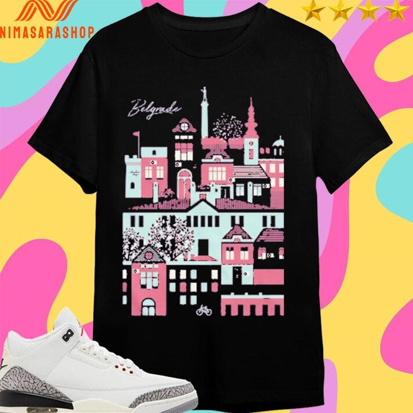 Belgrade Downtown City - Adult & Kids T-Shirts, Sweatshirts & Hoodies apparel design preview 1