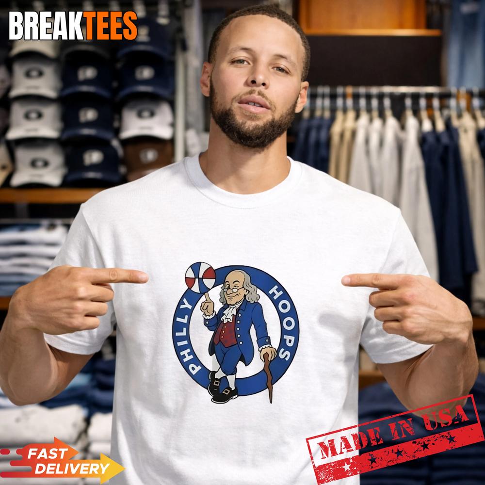 Ben Franklin Philly hoops Philadelphia 76ers - Adult & Kids T-Shirts, Sweatshirts & Hoodies apparel design preview 1